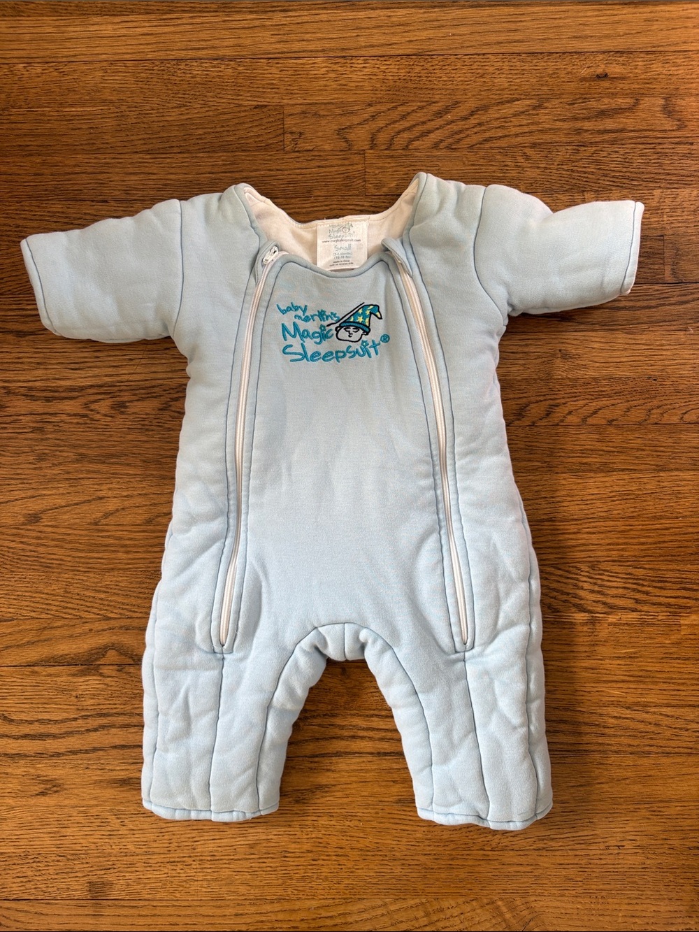 Blue Merlin Sleep Suit size small (3-6 months)